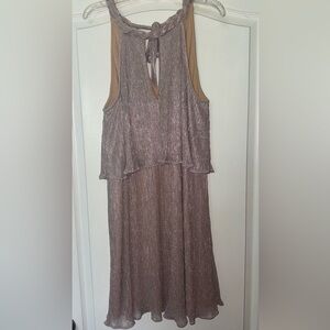 Ella Moss cocktail dress. Metallic